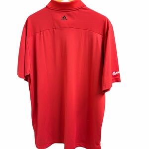 Adidas Mens Red Polo Shirt